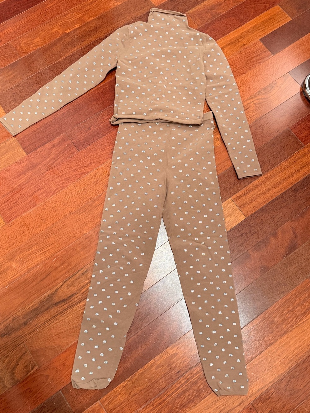 Alexander Wang logo Set. Sweater+leggings. XS